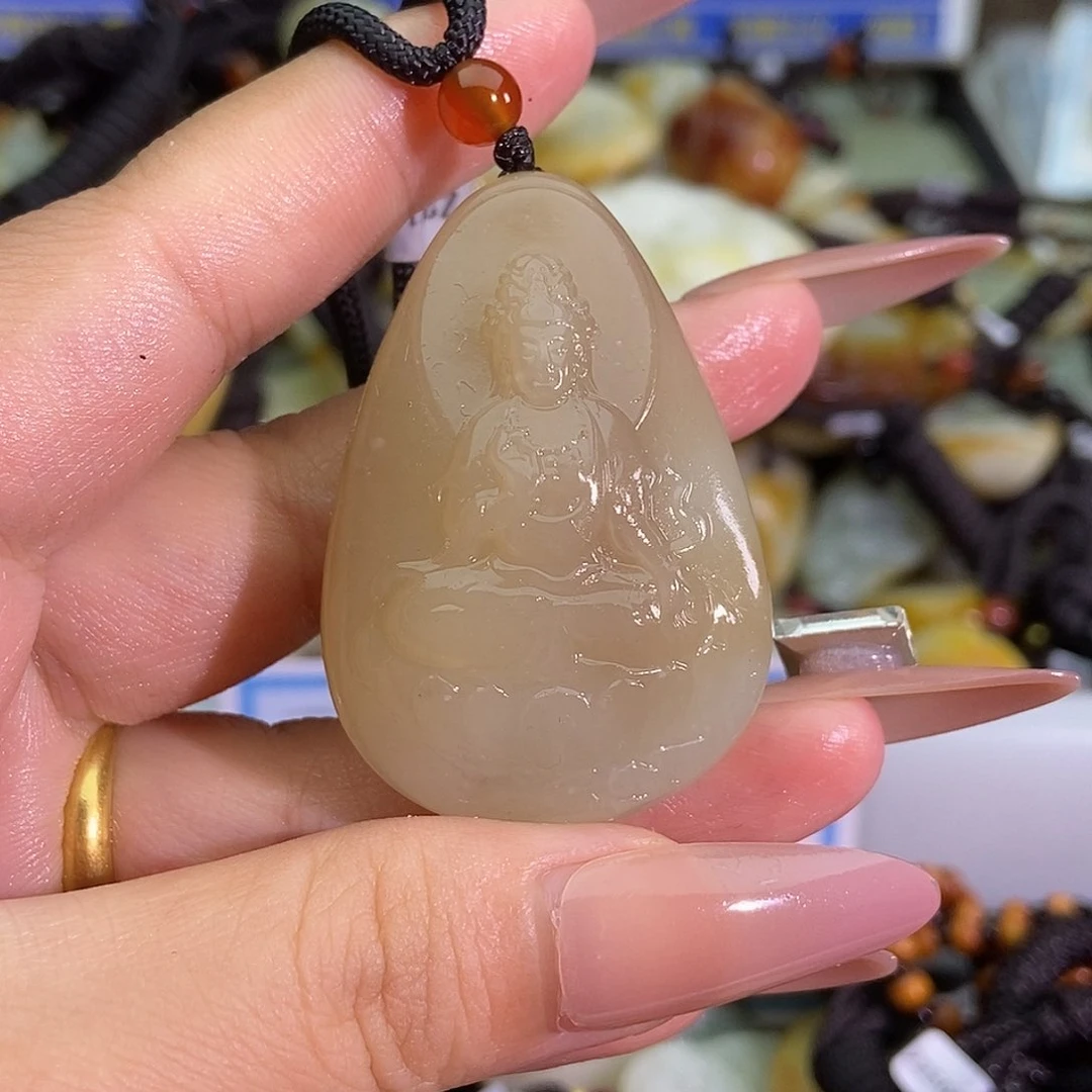 和田玉未镶嵌项链