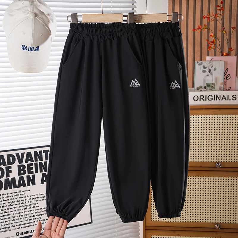 中大童童装男童宽松夏季薄款帅气潮流长裤裤子爆款超软学生版