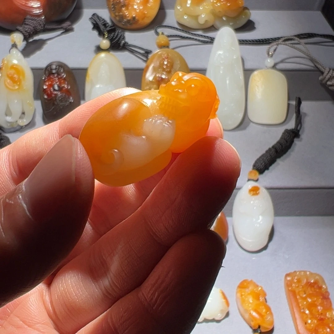 和田玉玉牌未镶嵌禅*