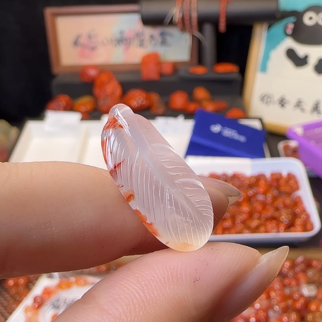 南红玛瑙未镶嵌吊坠(不含链)