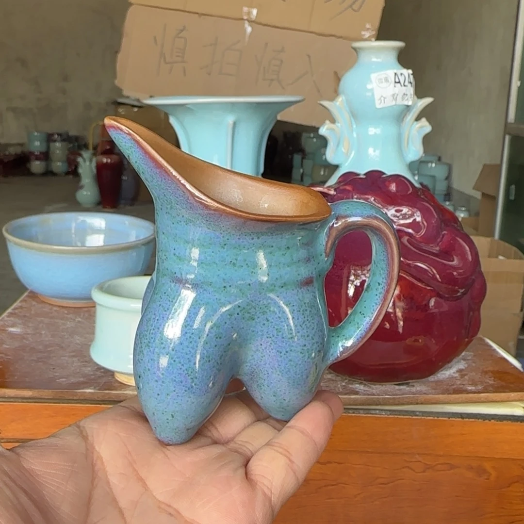 摆件郑家钧瓷摆件微瑕