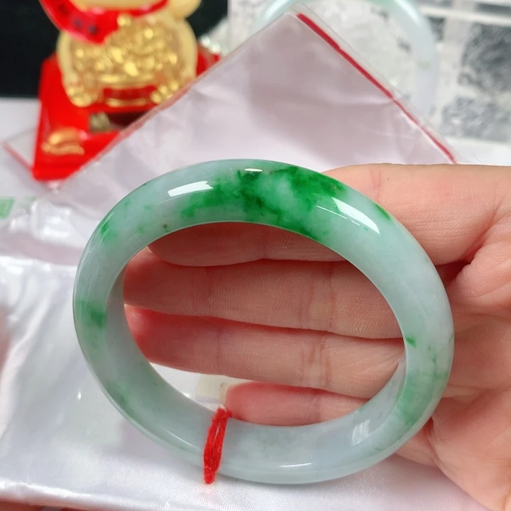 翡翠手镯未镶嵌   编号DH1118 正圈54-55