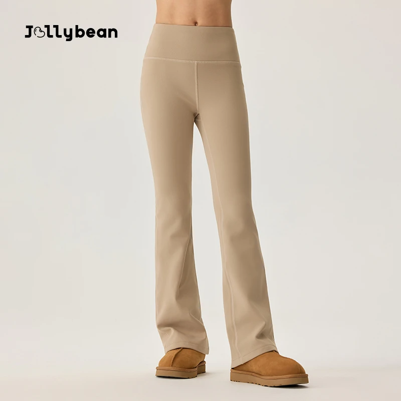 Jollybean女童喇叭裤25新款深冬版加绒瑜伽喇叭裤【暖融绒】
