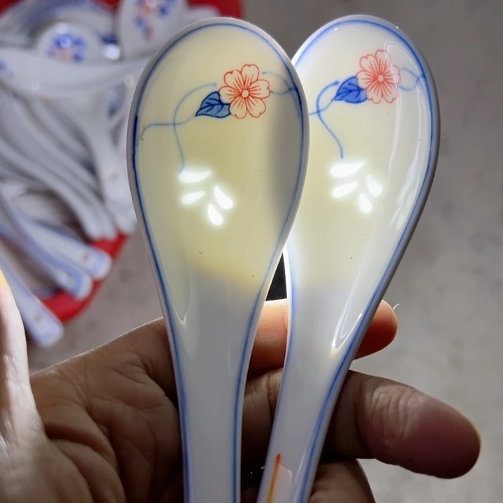 杯手绘微瑕两个针勺