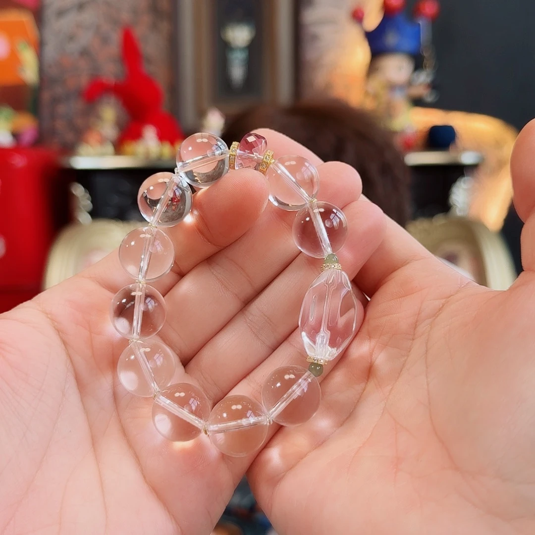 水晶未镶嵌手链16.5毫米