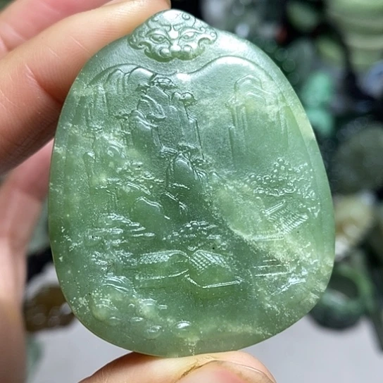 未镶嵌和田玉（糖玉）珠宝半成品