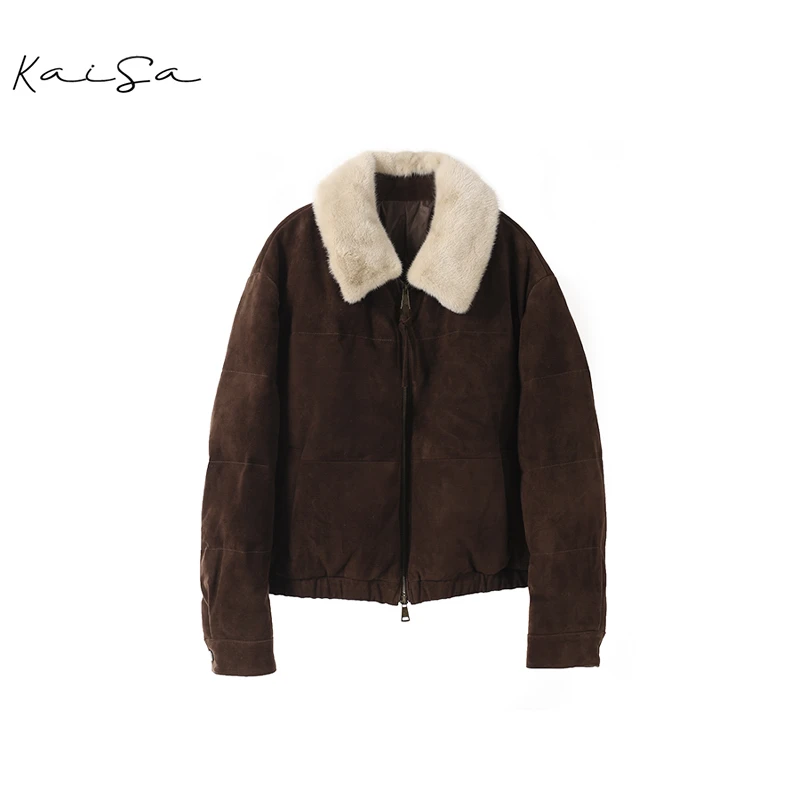 【布朗尼】90白鹅绒羽绒服外套上衣