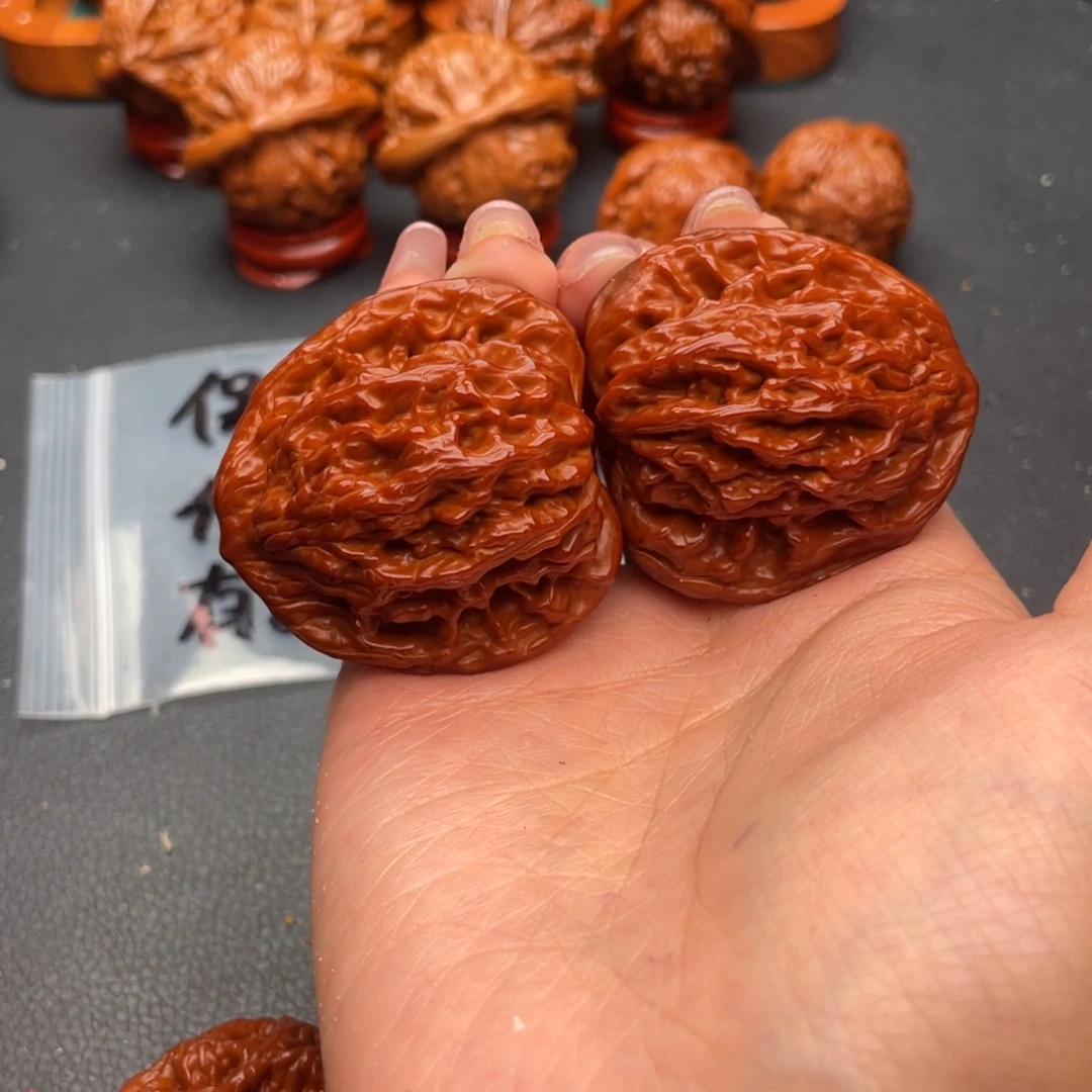 把件文玩核桃麦虎