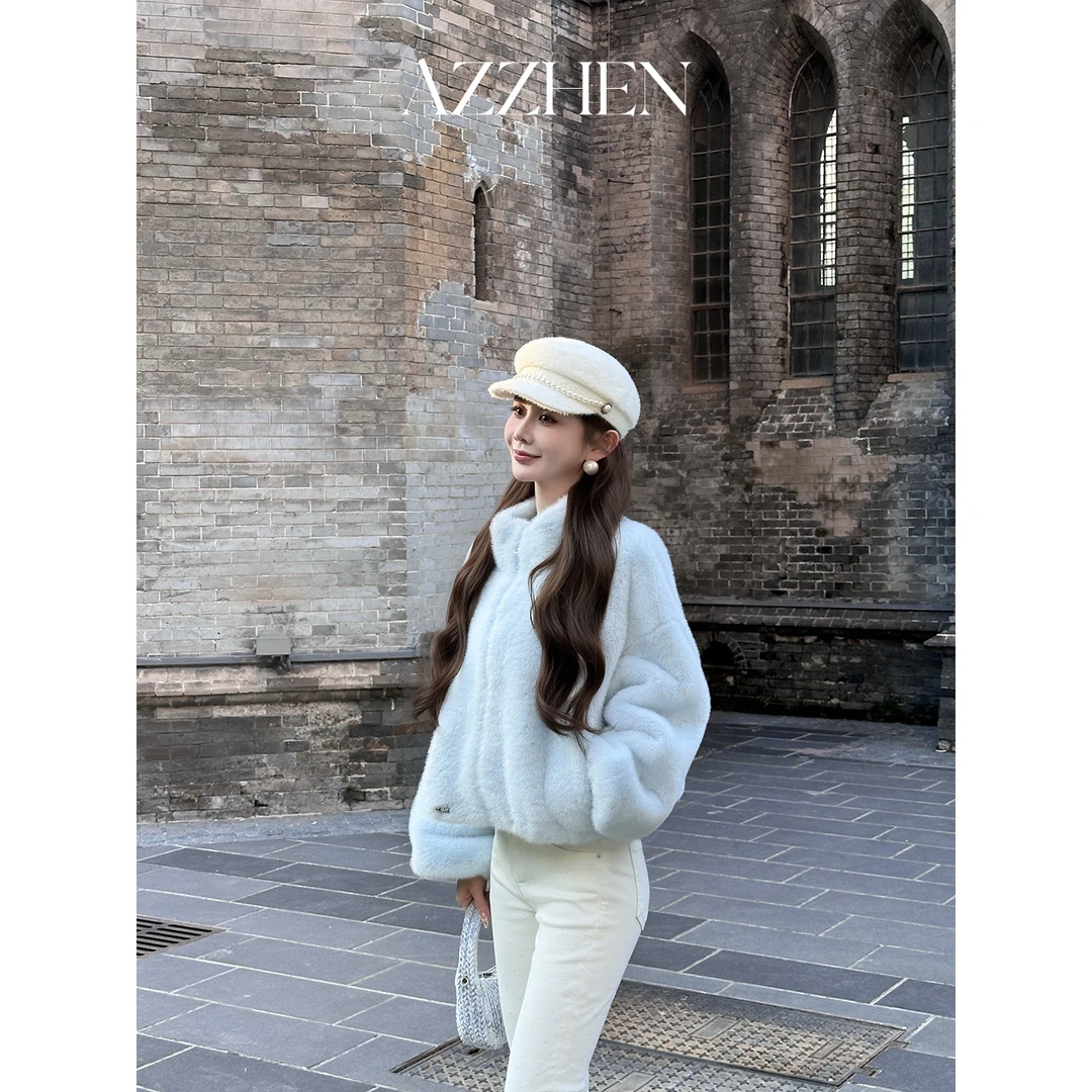 AZZHEN一周年10/18 -10/20 【星梦软绒】仿水貂外套AZ5NPW10-PW