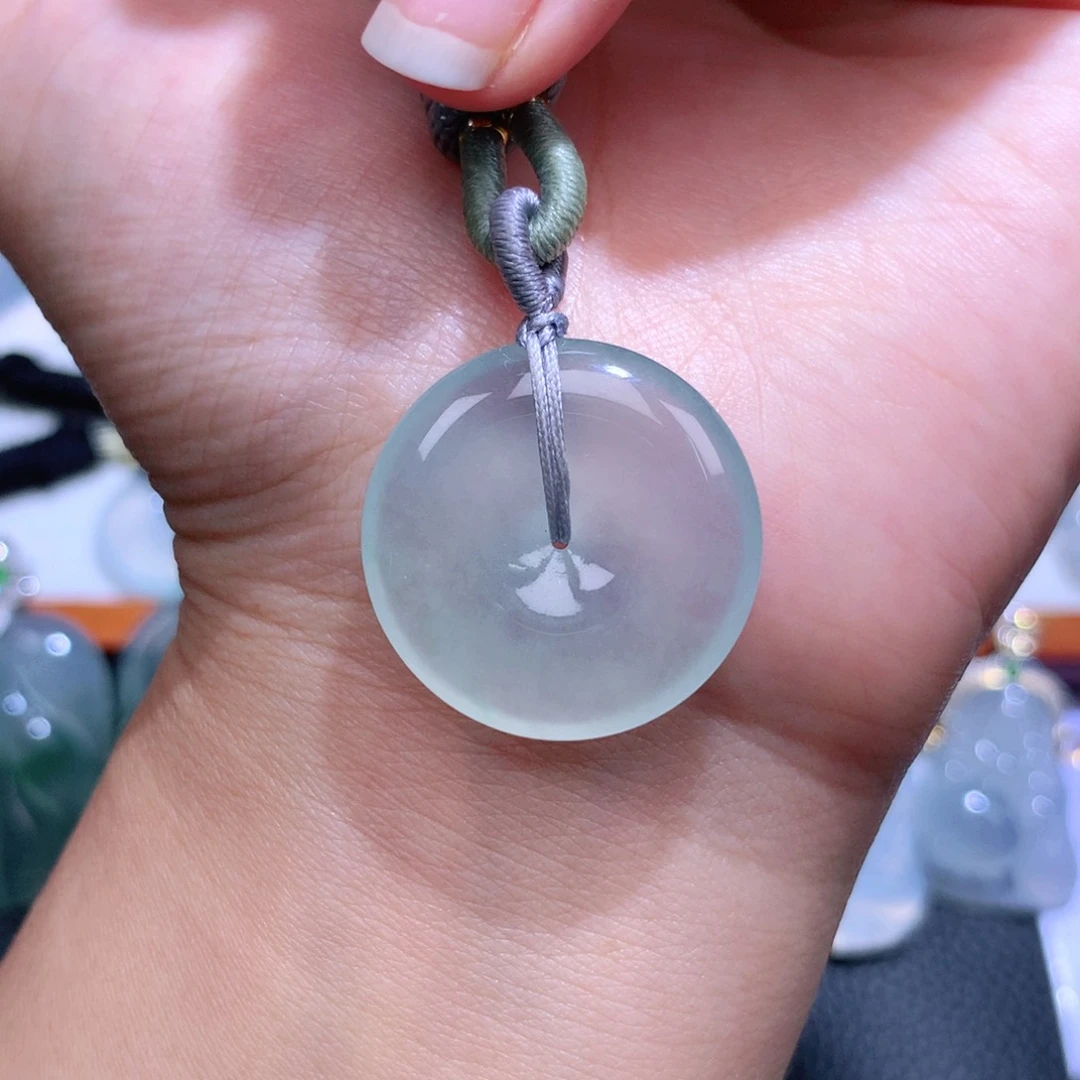 颈饰未镶嵌翡翠扣子