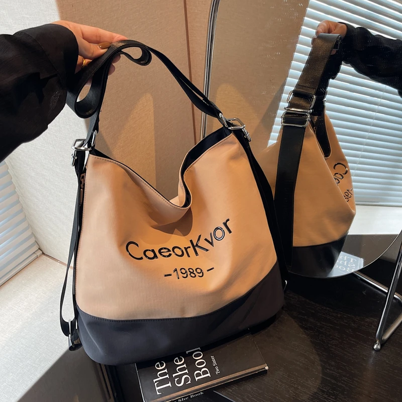 CaeorKvor百搭托特包包女2025新款通勤大容量多用单肩斜挎休闲包