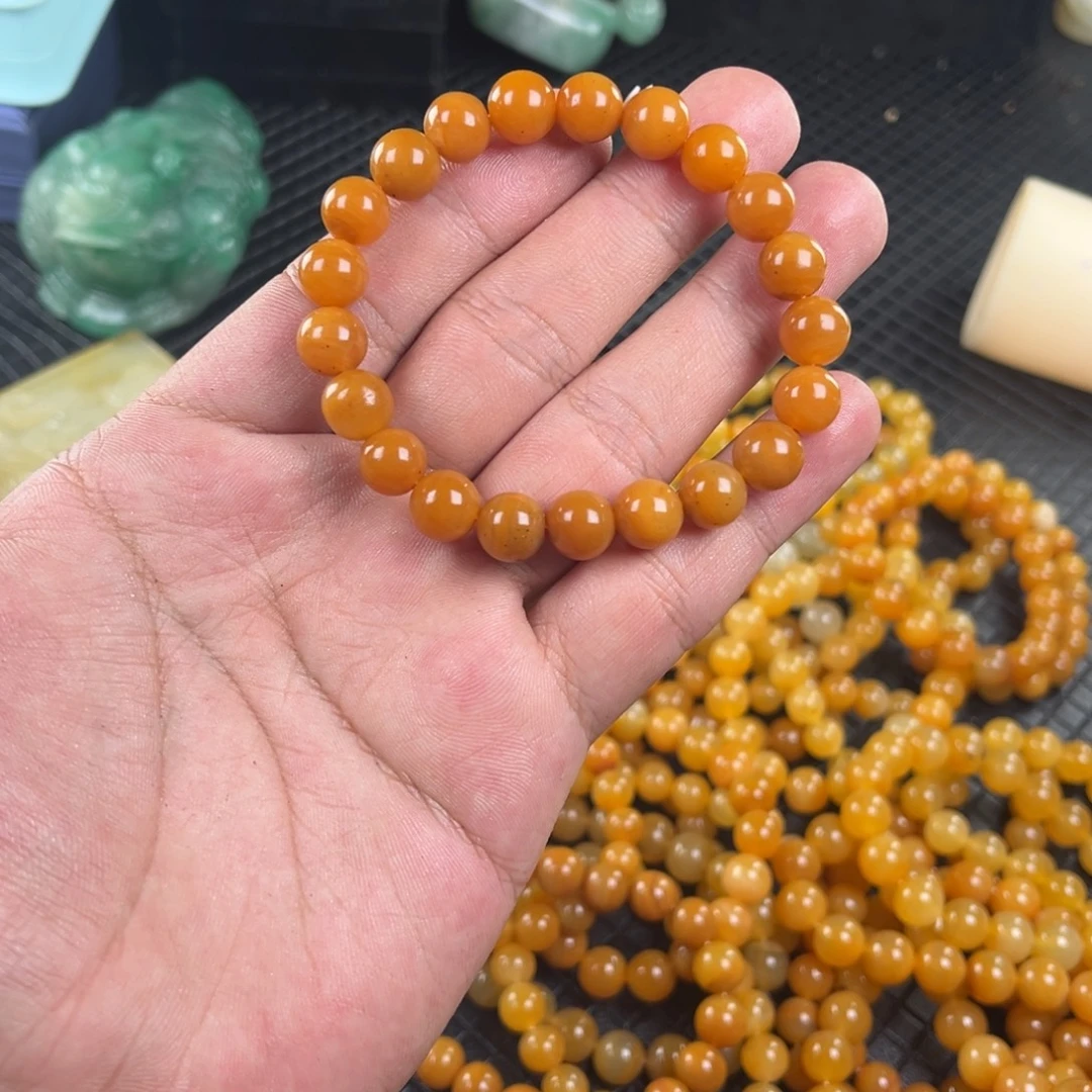 黄***鸣石英质玉（非洲翠）未镶嵌摆件