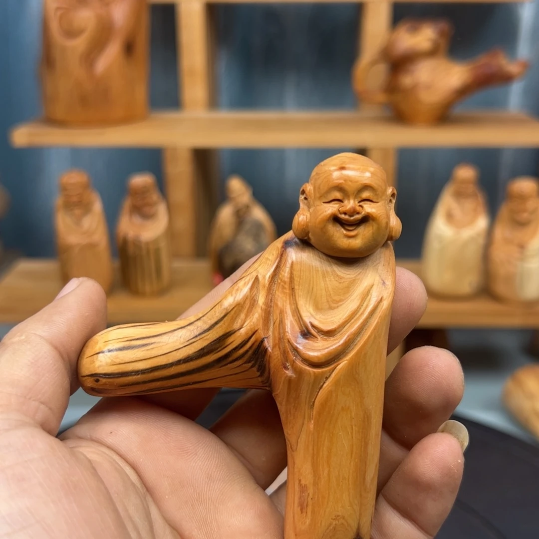 木九*崖柏木摆件手把件
