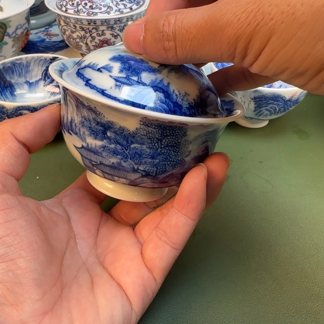 纯手工纯手绘茶具石头42