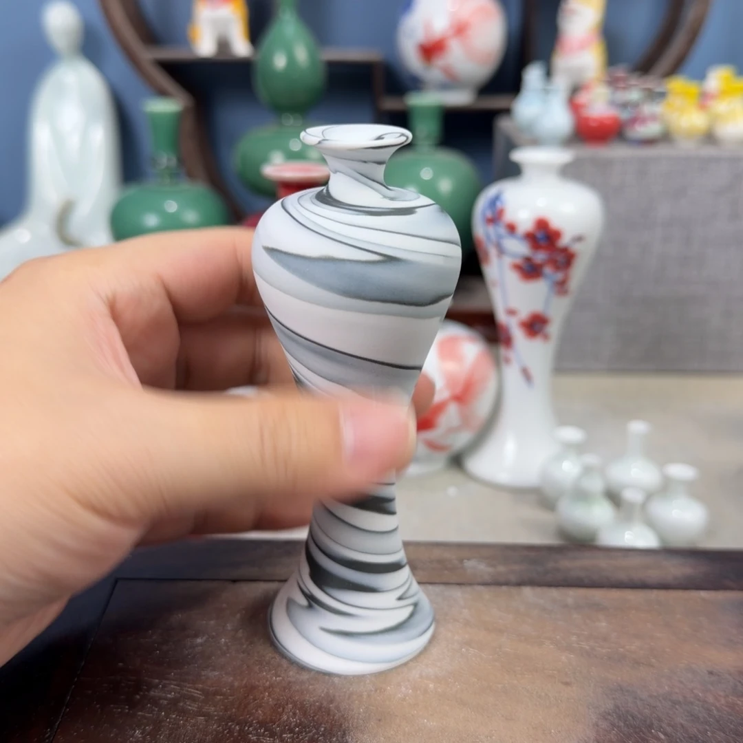 陶瓷手工小花器摆件