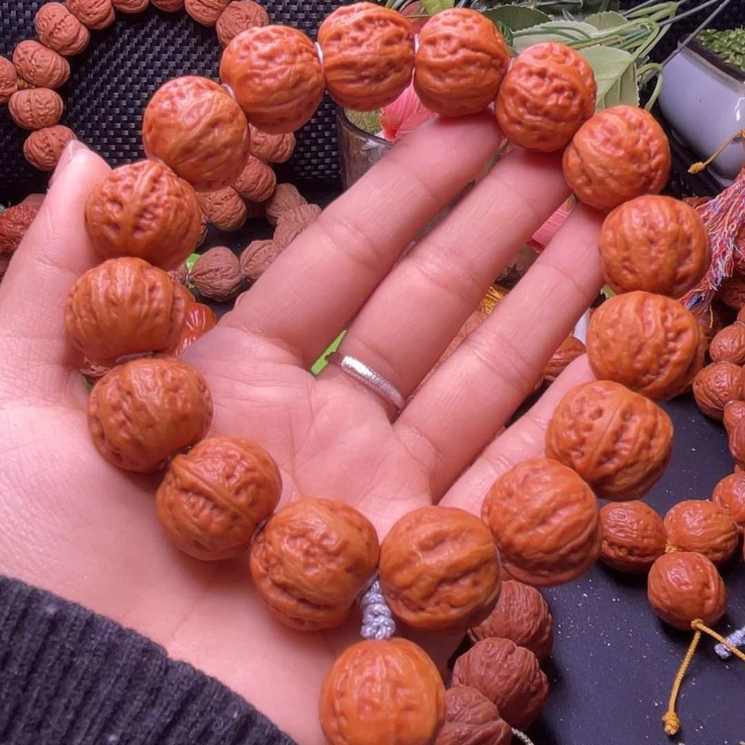 梦****文玩核桃手串磨盘小元宝