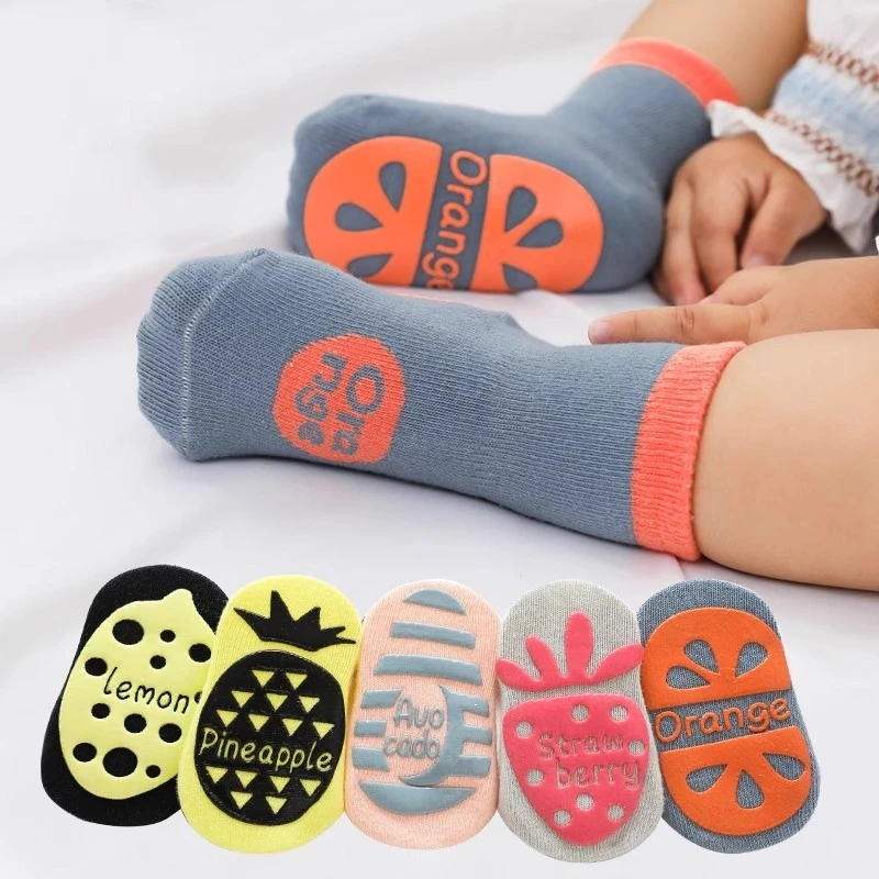 D162婴儿袜子春秋松口宝宝袜套新生儿中筒防滑地板袜男女童学步袜