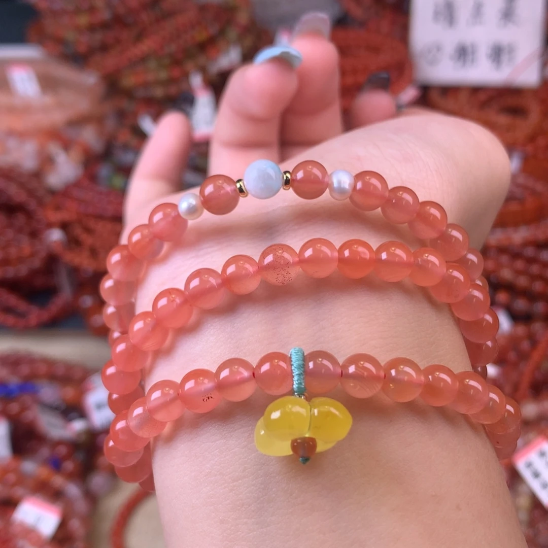 未镶嵌手链南红玛瑙12号卡6