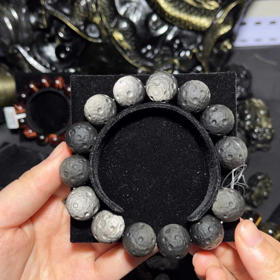 用***6黑曜岩合金珠宝奇石