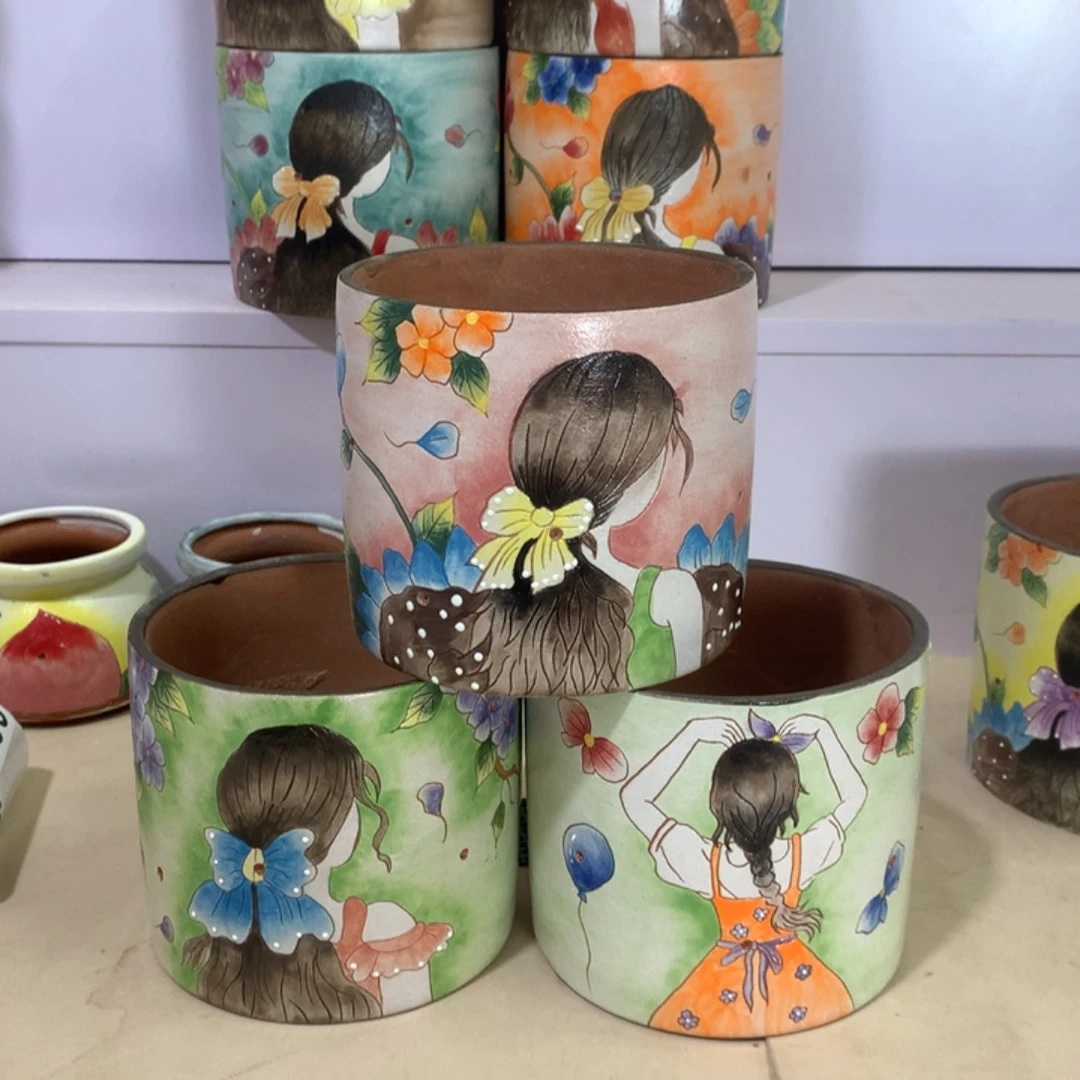 正品现货红陶花盆