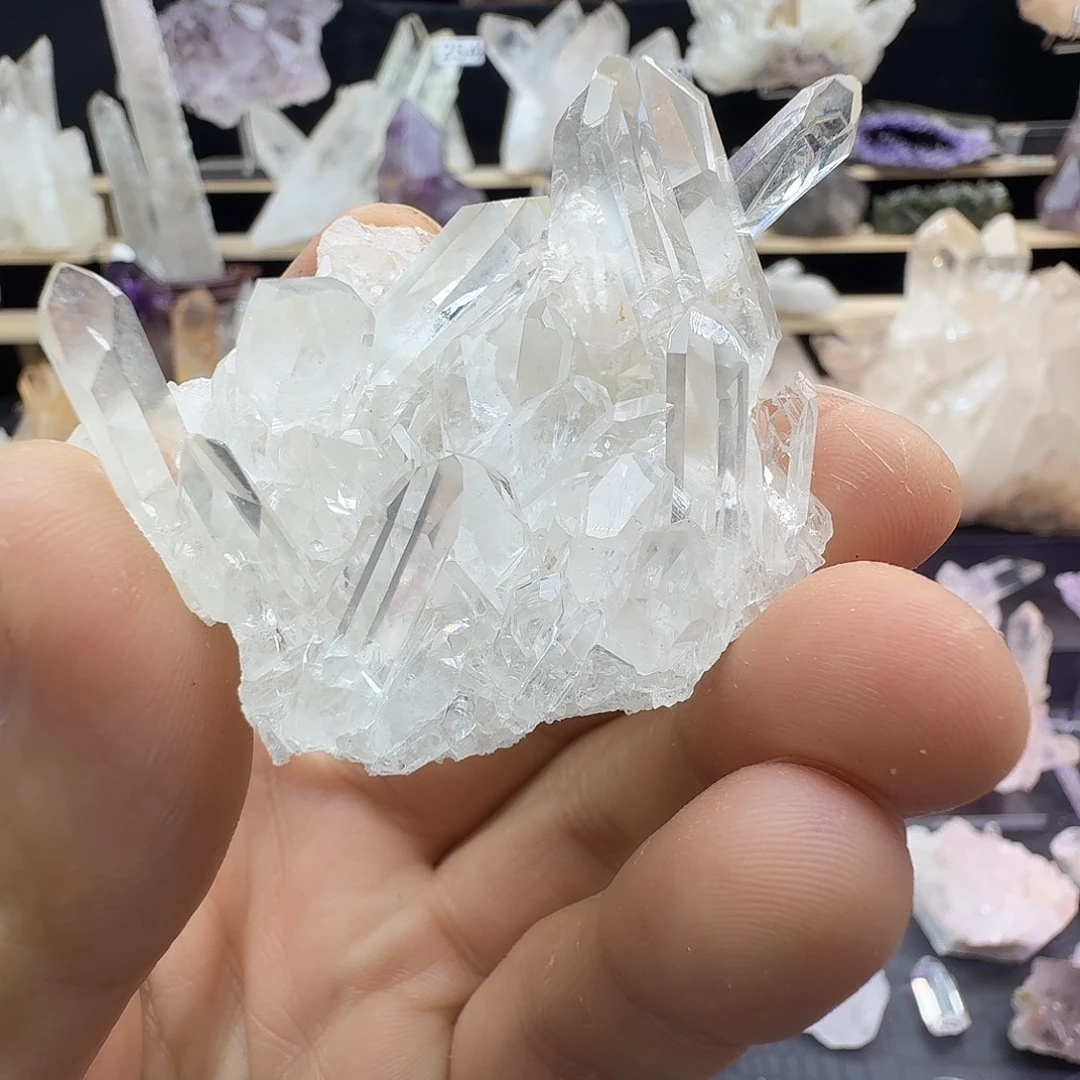 石材天然水晶摆件