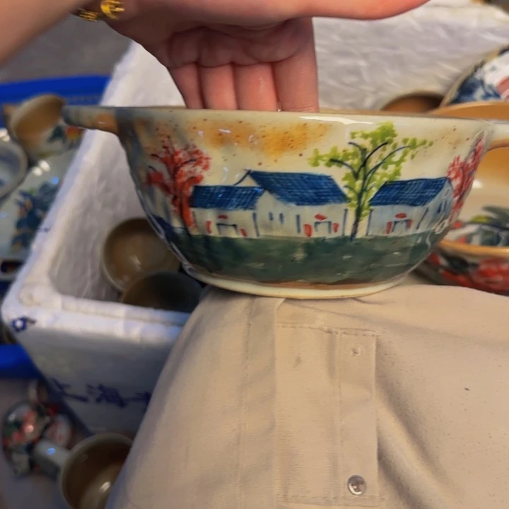 瓷片景德镇陶瓷手工手绘