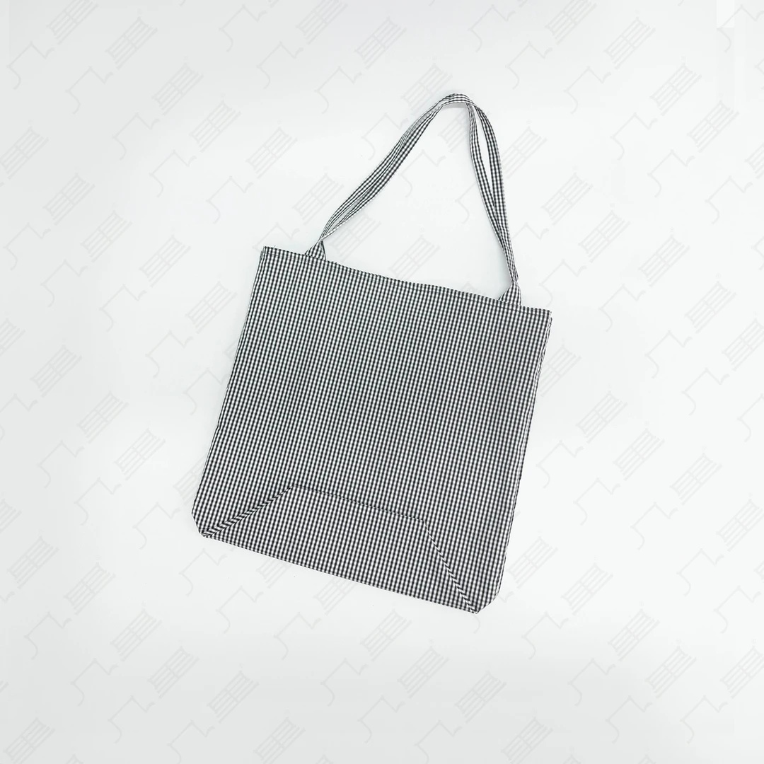 几里与麻 百搭简约格子春夏手提包 2011688