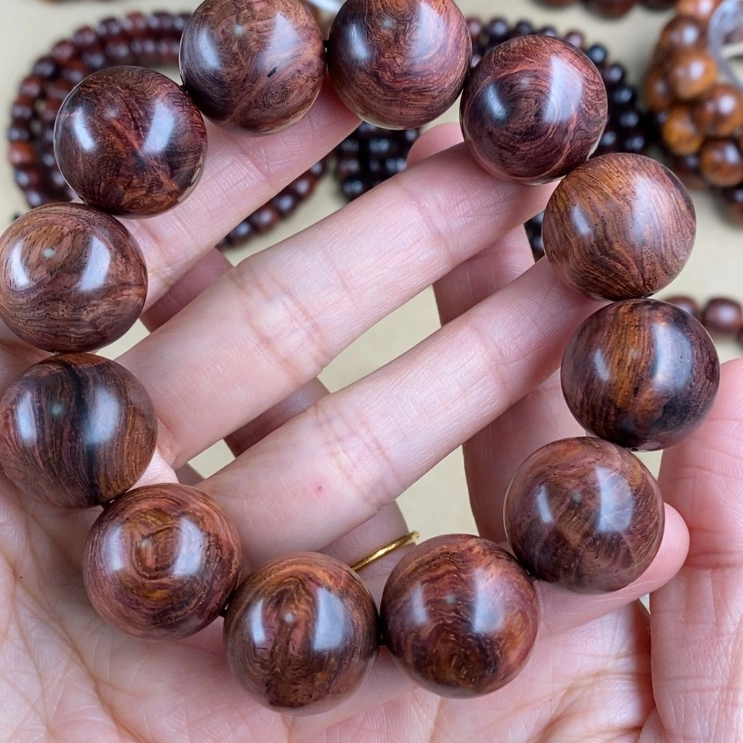 埃***而黄花梨/降香黄檀手串/手链2.0