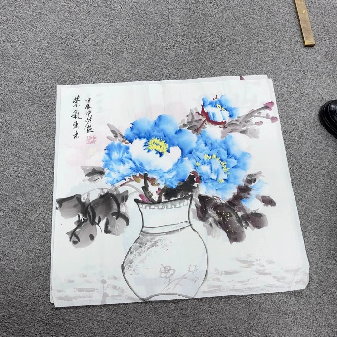 国画国画作品多次