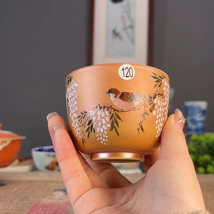 摆件景德镇陶瓷茶杯多