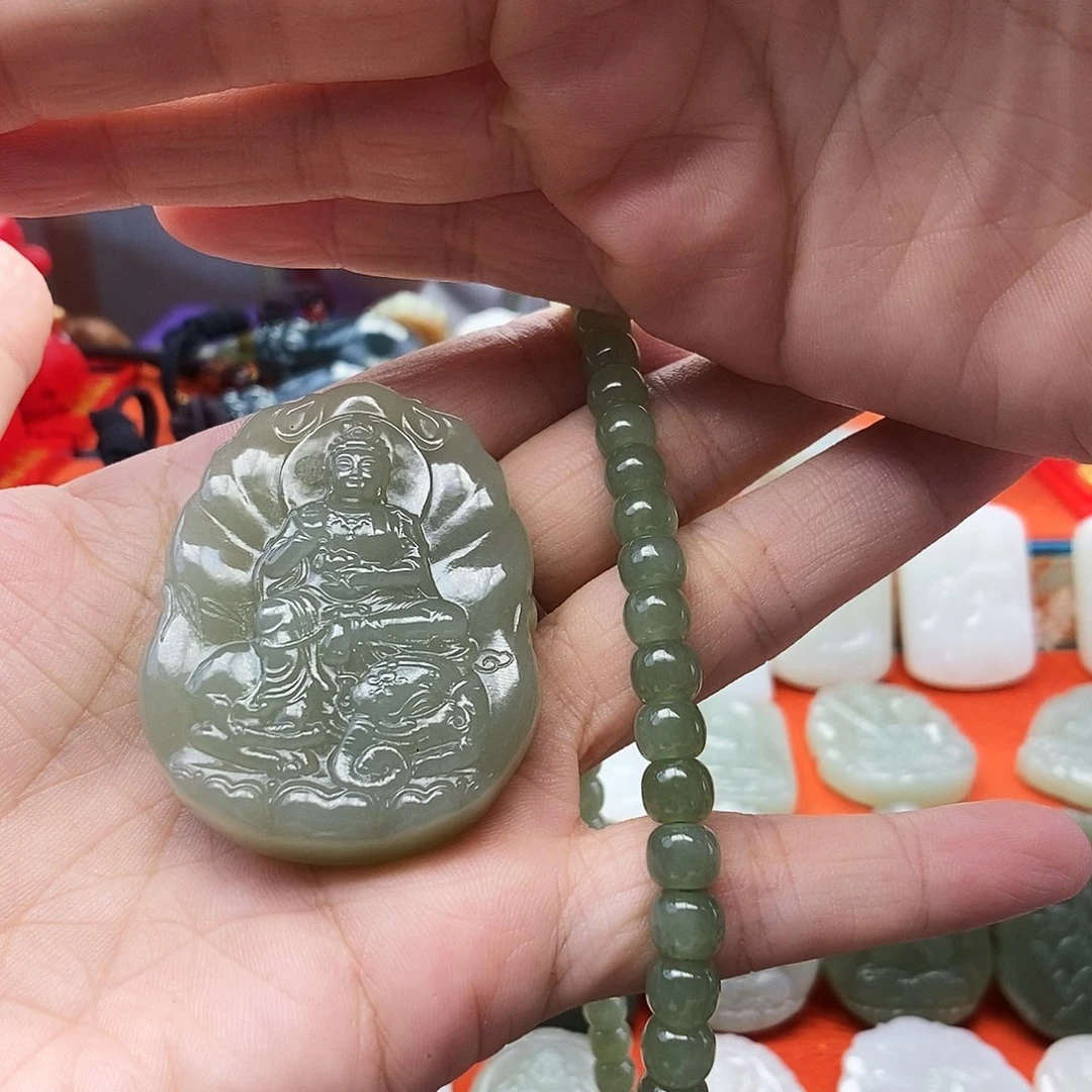 颈饰未镶嵌和田玉✨***✨