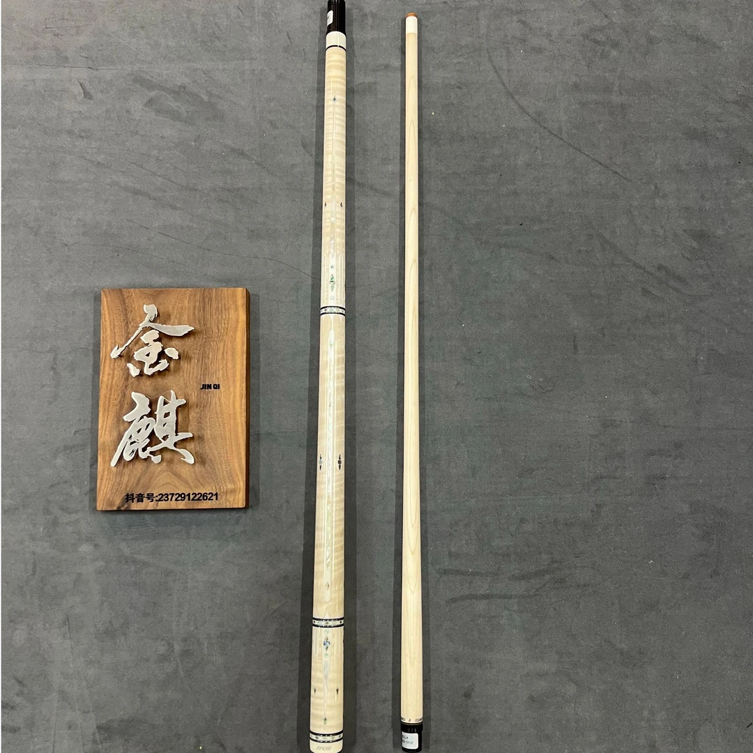 JFlowers60-03无暇 大头杆中式黑八花式九球专用球杆