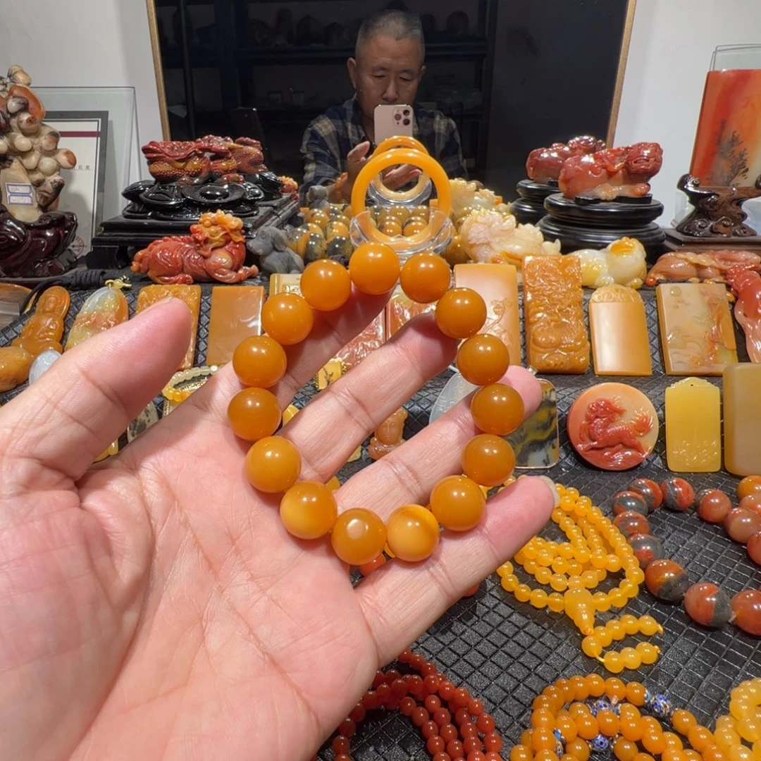 胡***喜银S925镀金镶嵌石英质玉（黄龙玉）吊坠(不含链)