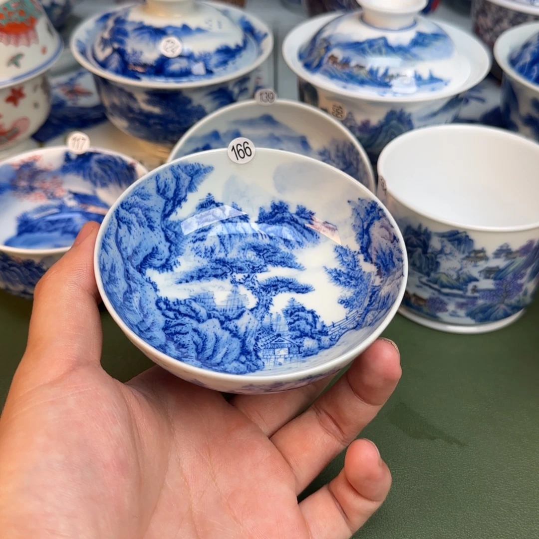 彦祖纯手工手绘茶具166