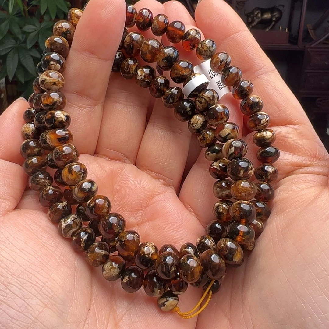 琥珀未镶嵌裸石抚顺琥珀20444八