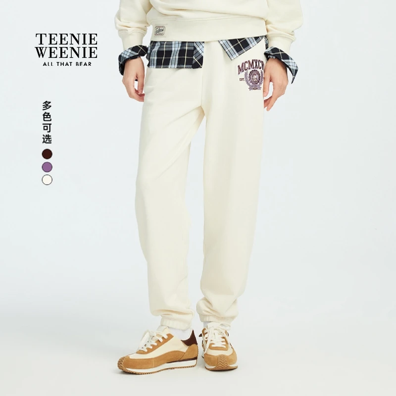 TeenieWeenie小熊女装卫裤25简约休闲多色运动风卫裤TTTM257801P