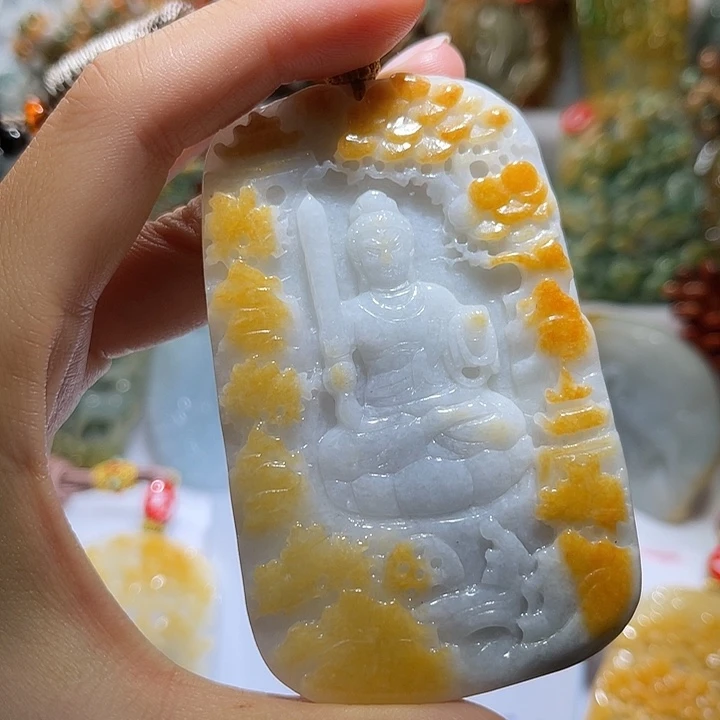 吊坠(不含链)未镶嵌翡翠