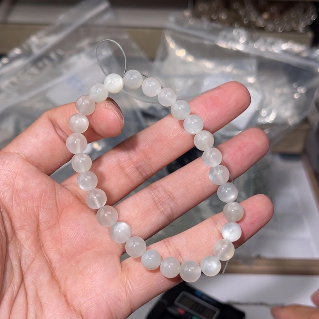 水晶手链未镶嵌白月光037