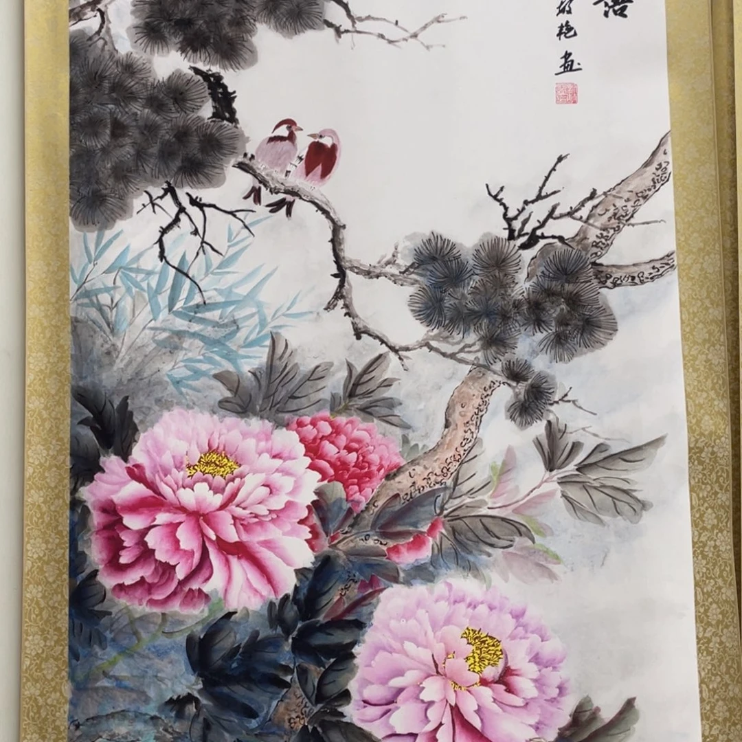 国画老师手笔手绘作品y