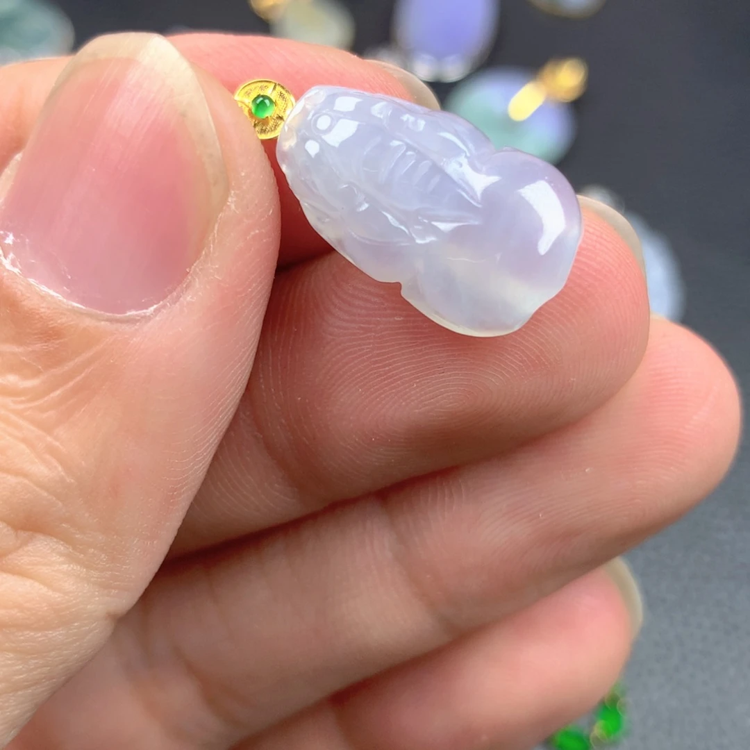 【闪购商品】翡翠18K金镶嵌颈饰翡翠