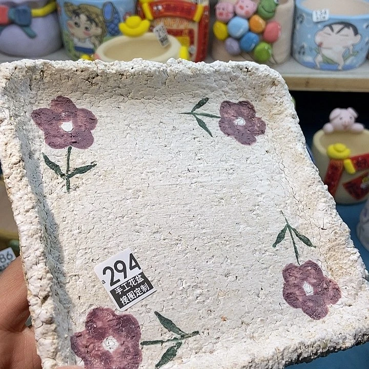 红陶294 1.22 手工盆接图定制