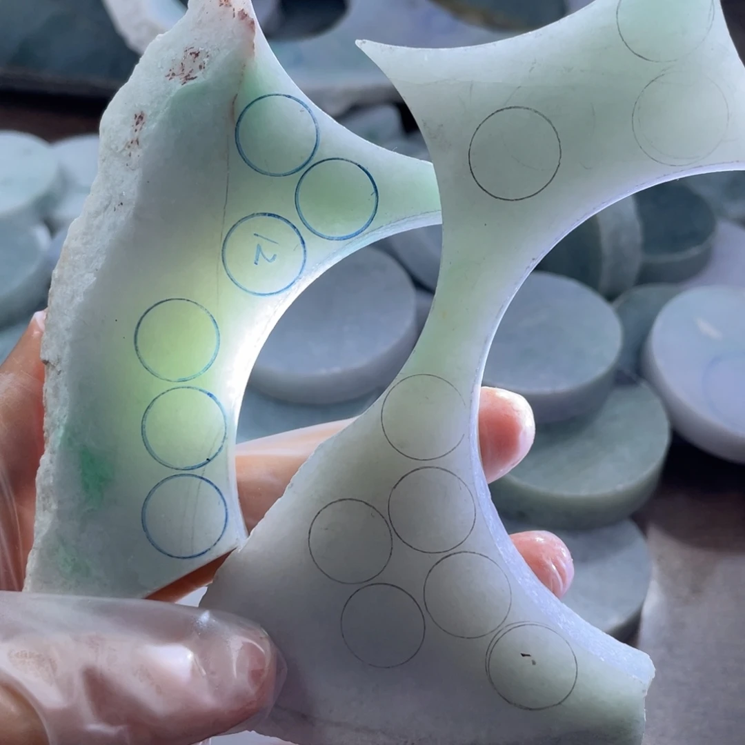 翡翠裸石天然A货翡翠