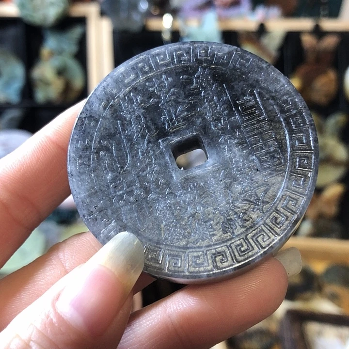 岫玉未镶嵌岫玉挂件