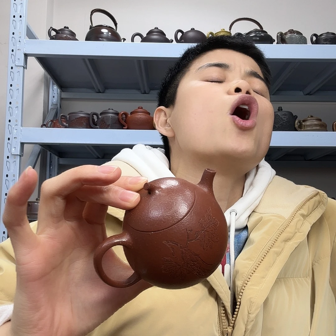 紫砂茶壶民间手艺人全手工制作