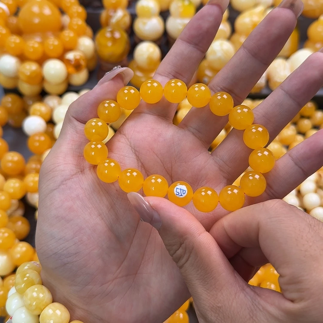 蜜蜡未镶嵌珠宝奇石同料12mm