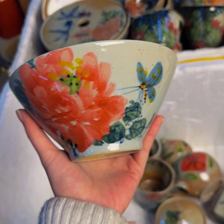 瓷片景德镇陶瓷手工手绘