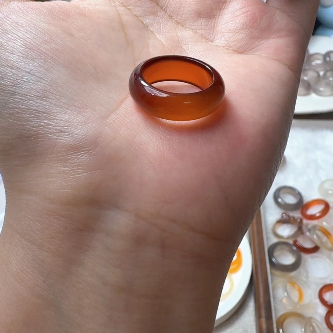 未镶嵌戒指玛瑙/玉髓456港12