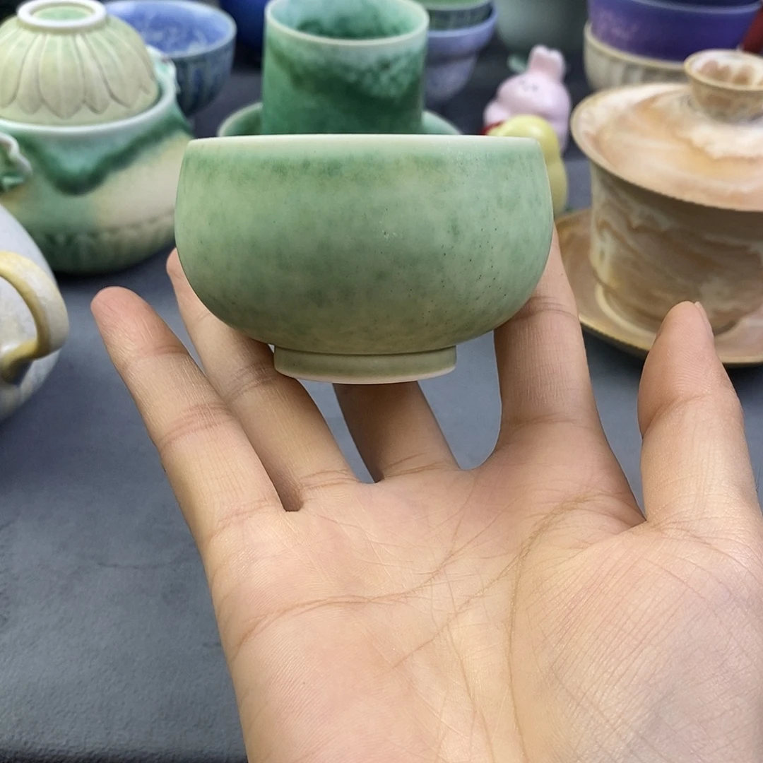 景德镇高温颜色釉茶杯