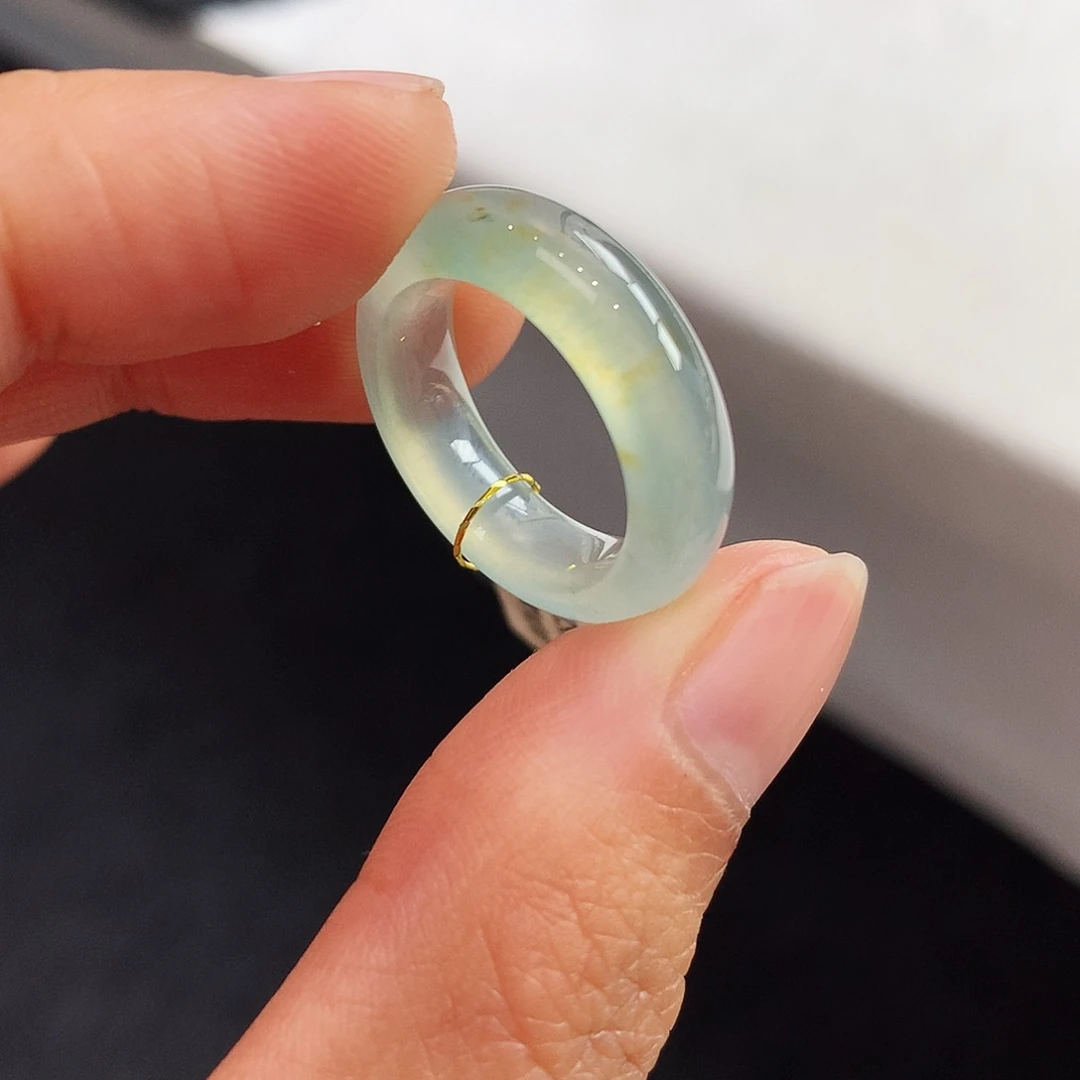 翡翠未镶嵌戒指10-11号