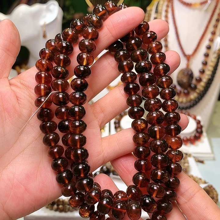 琥珀裸石未镶嵌抚顺琥珀